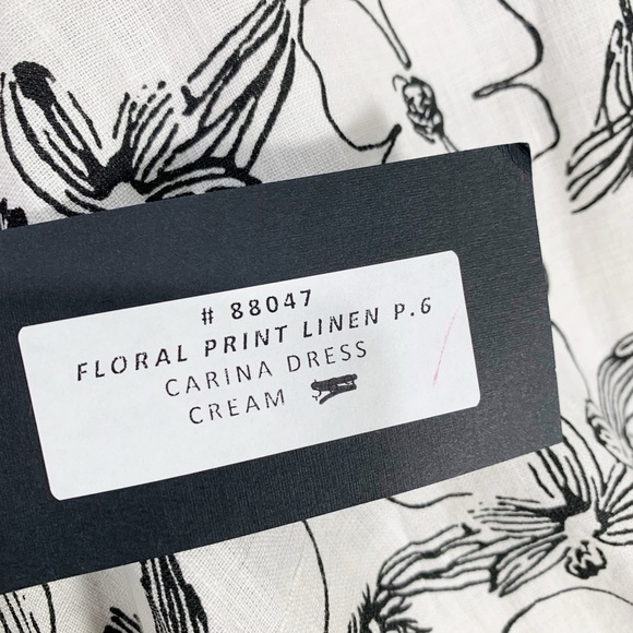 Anthropologie Bryn Walker Carina Linen Dress Size Small NEW - Picture 9 of 9